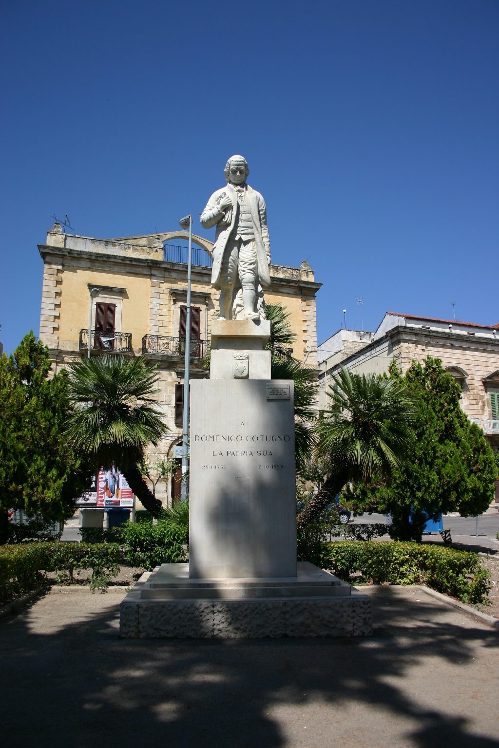 Domenico Cotugno's monument, Ruvo di Puglia, Italy - 01.JPG